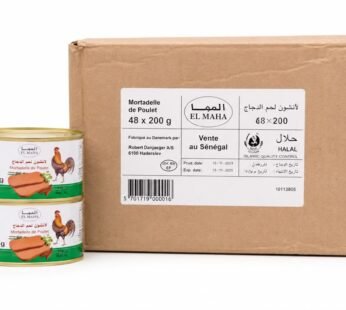 El Maha Chicken Canned meat 48pcs 200g